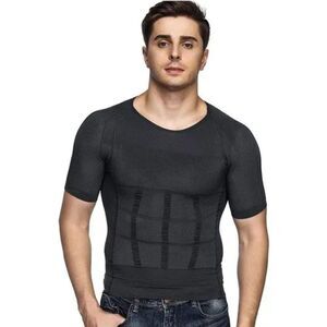 New Body Shaper Slimming Shirt Tummy Dark Grey